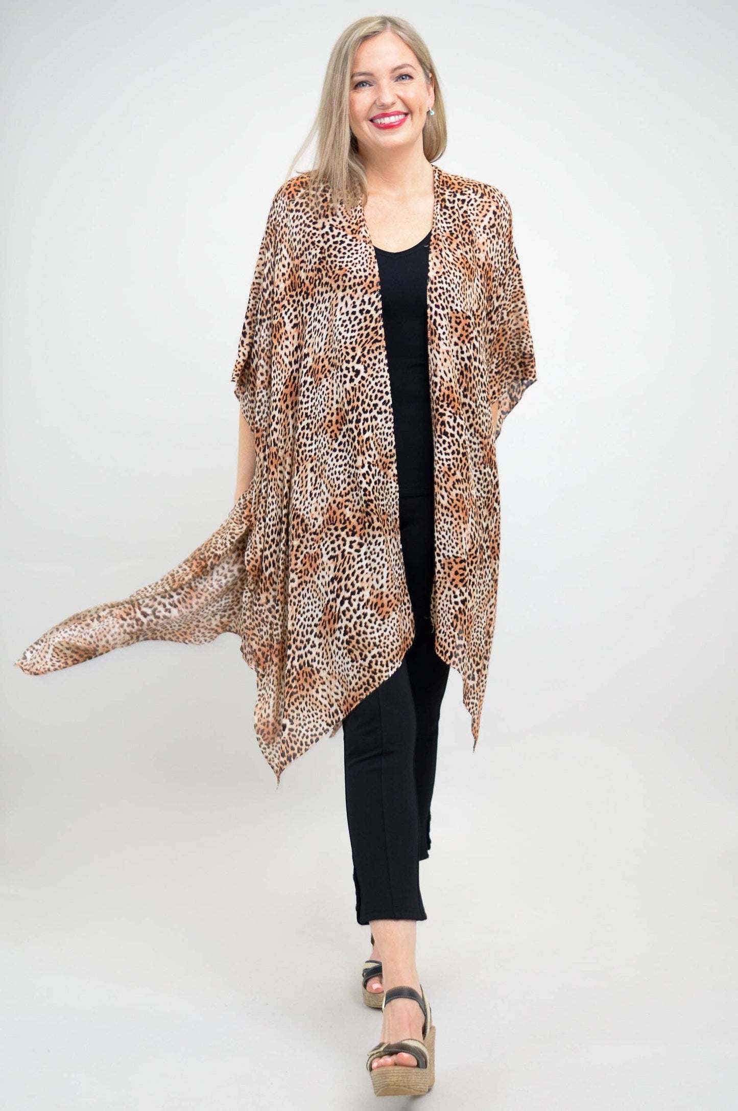 Blue Sky Clothing Co LLC - Darcy, Gold Jungle, One Size: One Size