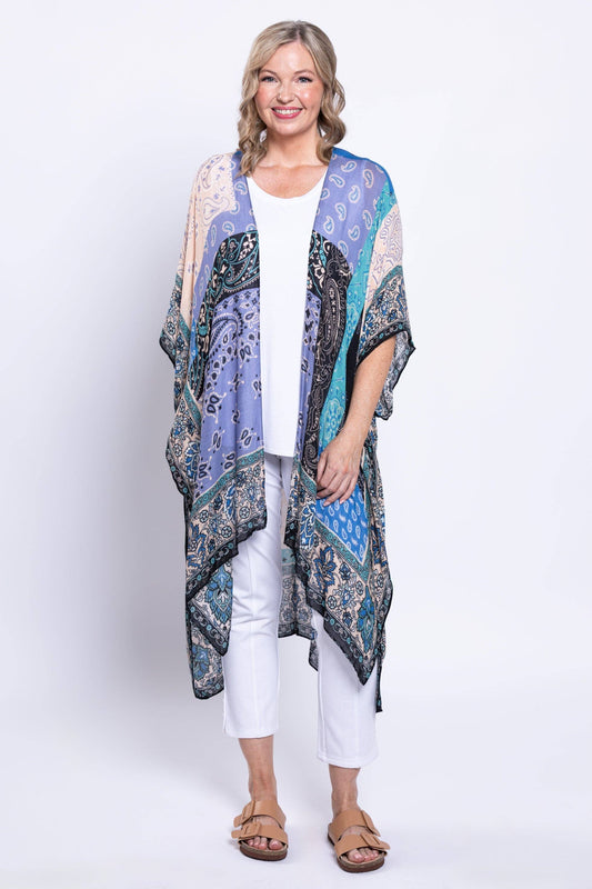 Blue Sky Clothing Co LLC - Darcy #54,  Patchwork Sky: One Size