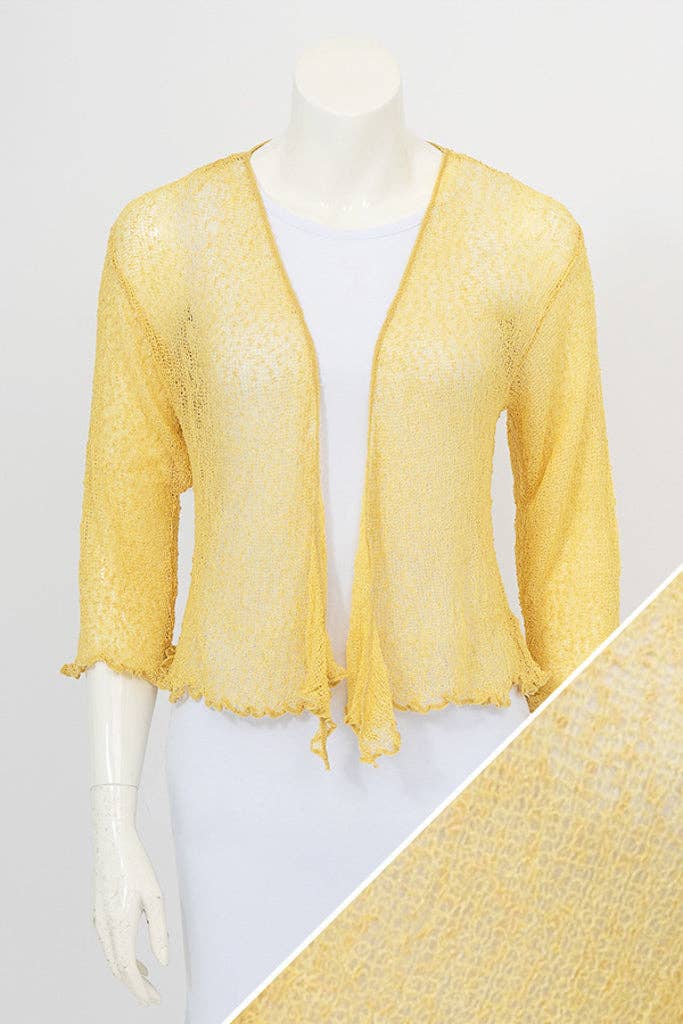 Blue Sky Clothing Co LLC - Short Shrug: Periwinkle / One Size