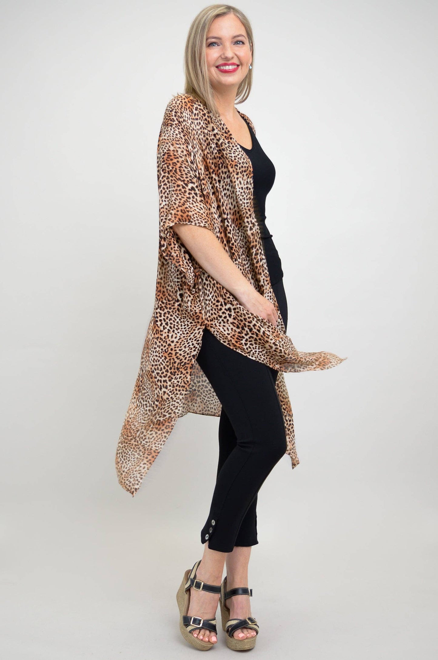 Blue Sky Clothing Co LLC - Darcy, Gold Jungle, One Size: One Size