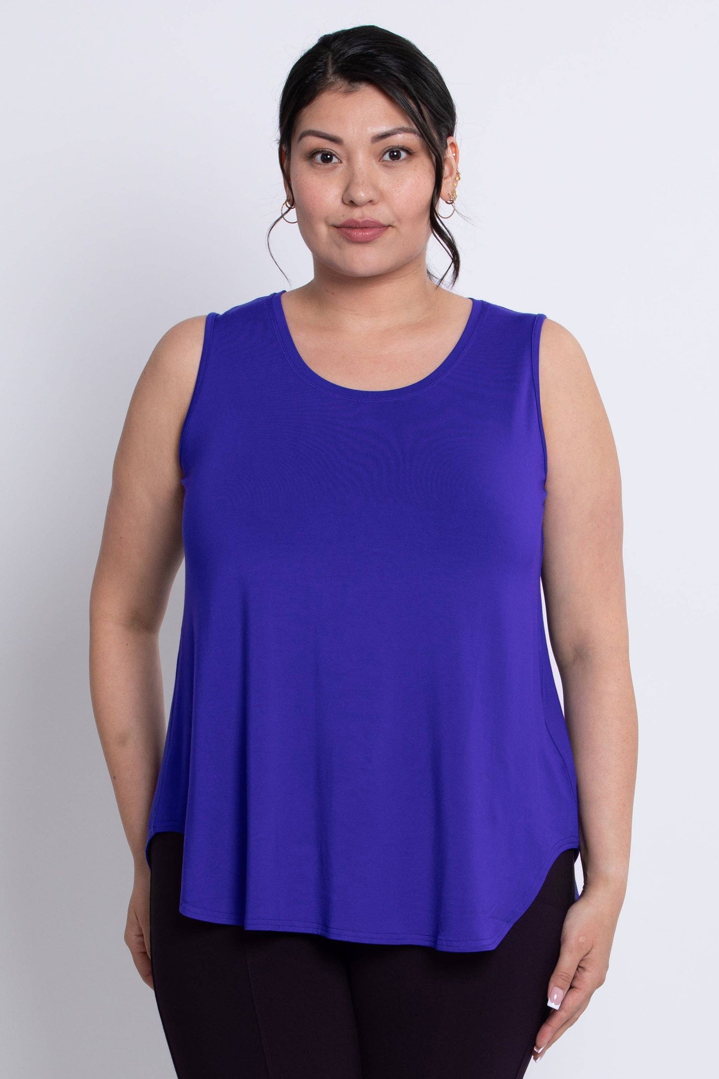 BSC- Jazz Tank, Violet, Bamboo: MEDIUM