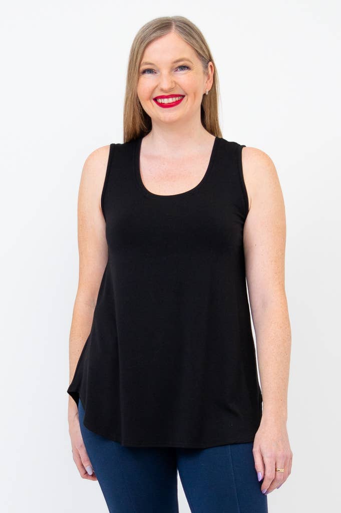 BSC - Jazz Tank, Black, Bamboo: XLARGE