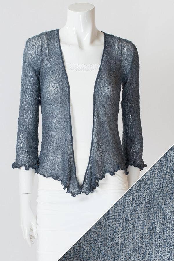 Blue Sky Clothing Co LLC - Short Shrug: Navy / One Size