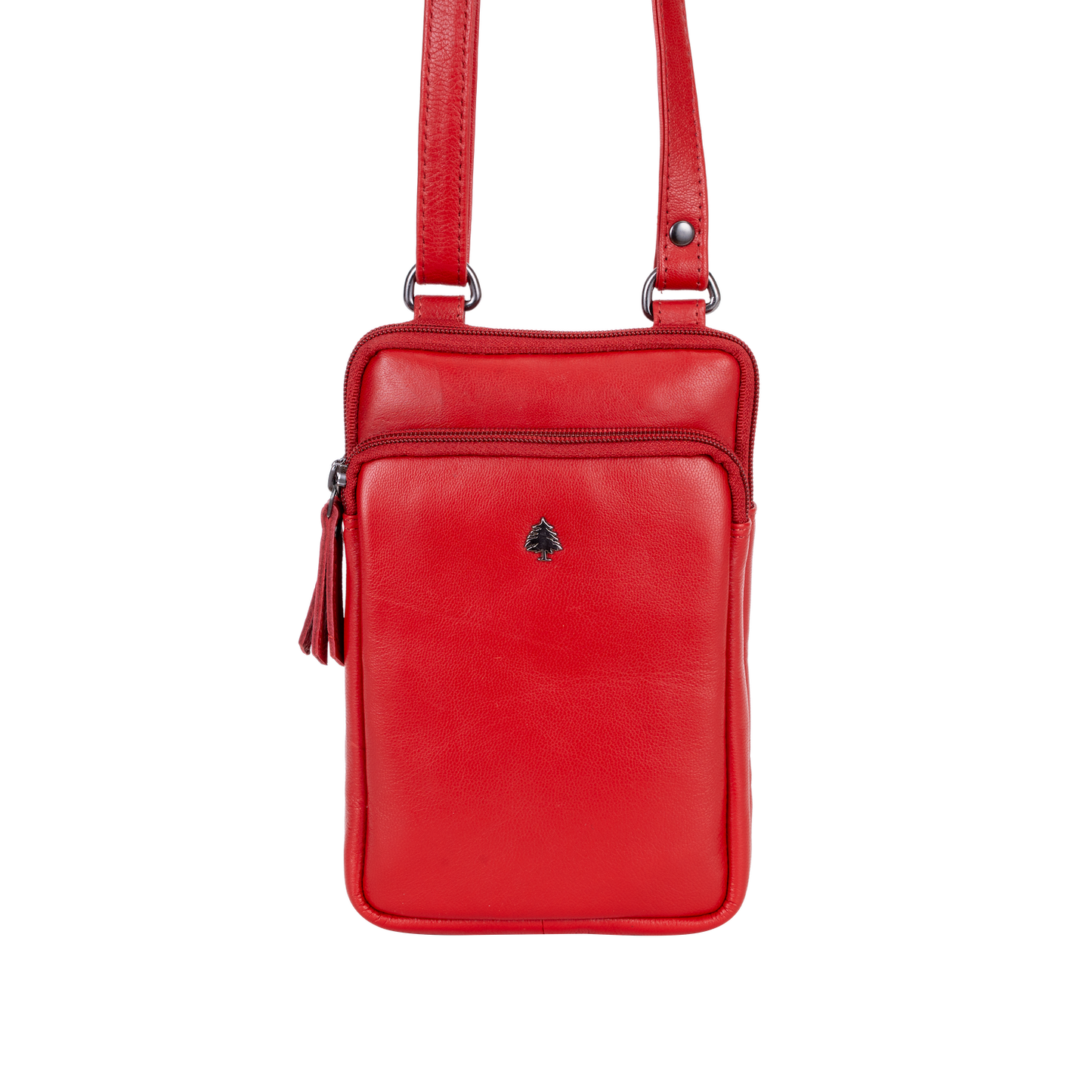 Greenwood Leather - Greenwood Oslo Compact Crossbody : Orange