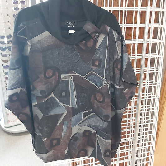 Red Coral Tunic cape